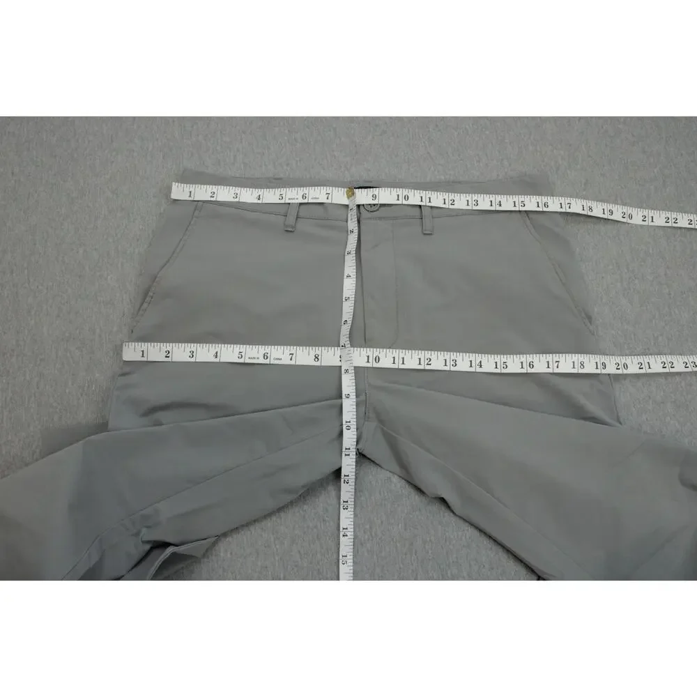 J Crew Pants Mens 31 x 32 Gray‎ Chino Straight Flex Flat Front